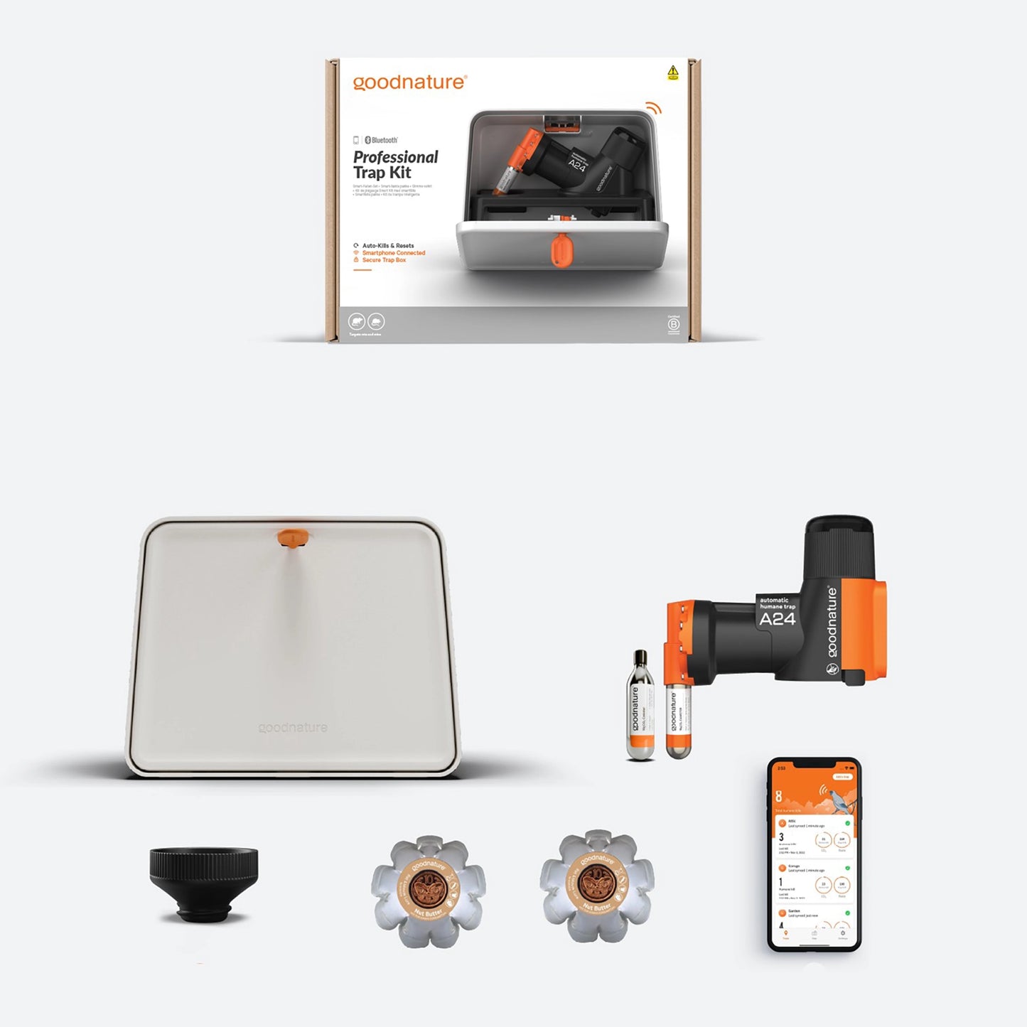 Ratten- und Mausefalle A24 giftfrei, PROFISET von Goodnature