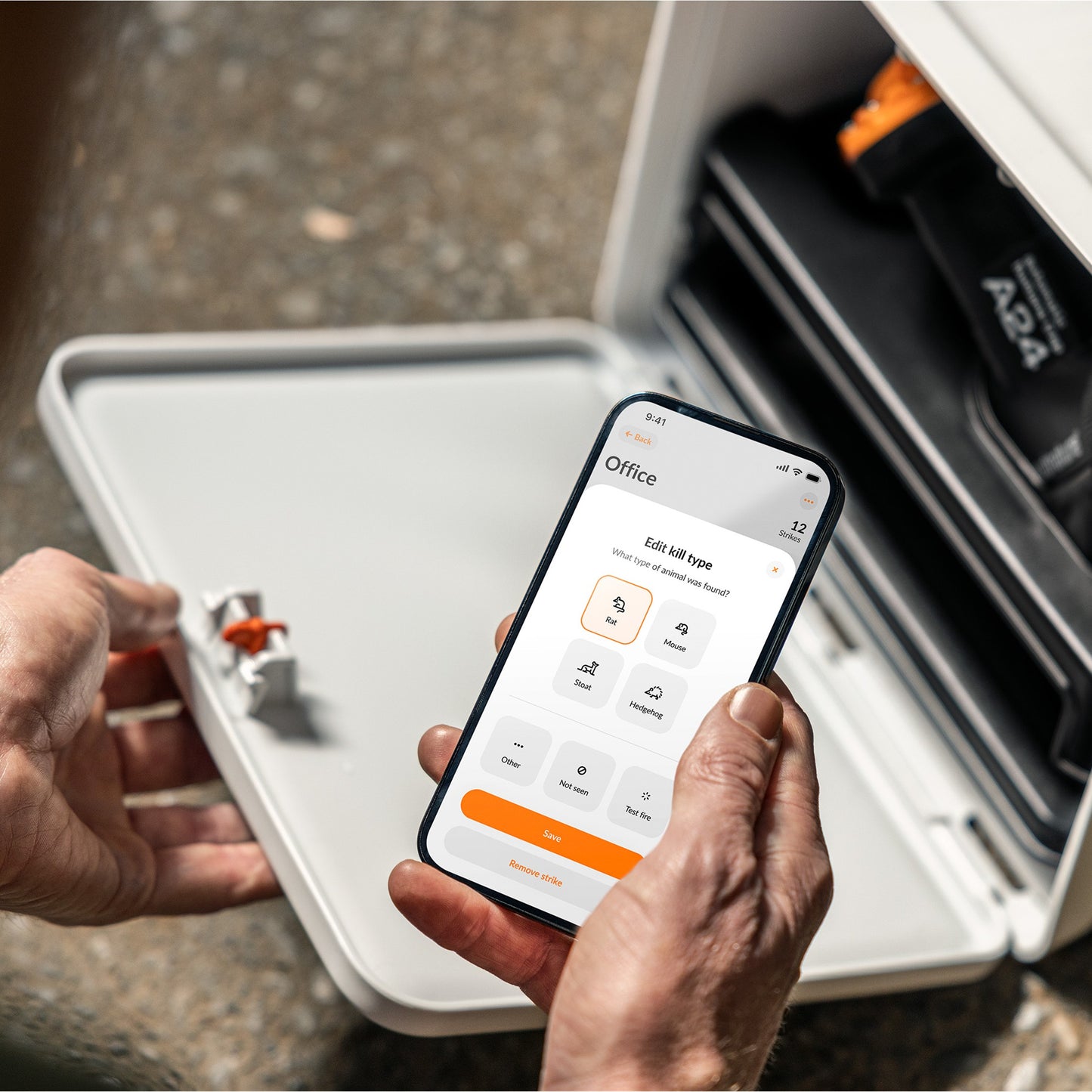 Ratten- und Mausefalle A24 giftfrei, PROFISET von Goodnature