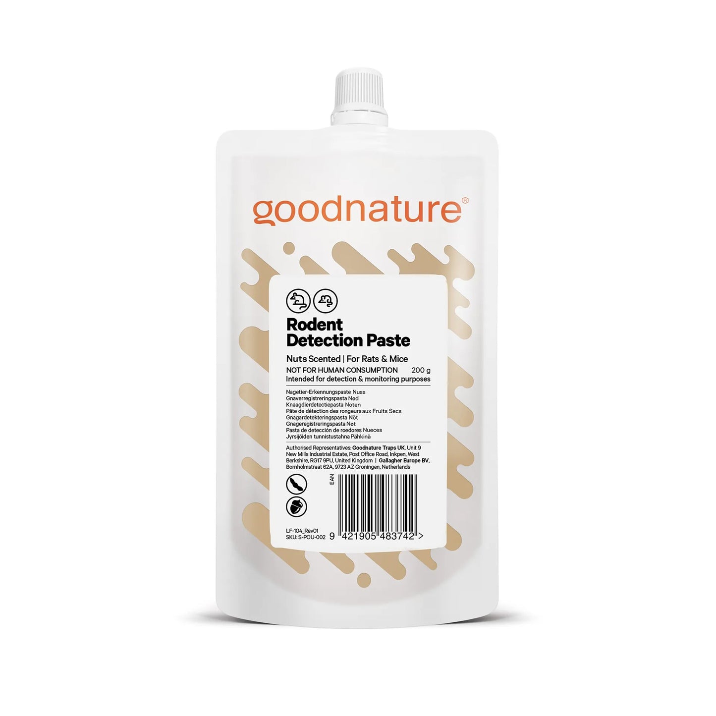 Nagetier-Detektionspaste – Nussbutter (200 g)
