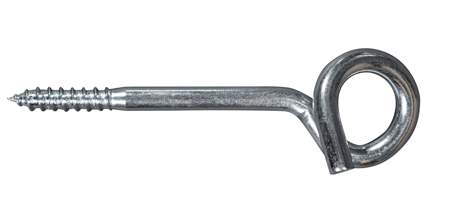 Deckenhaken, gebogen, mit Holzgewinde für LED-Hallenstrahler