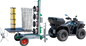 Tornado Master 5.0 ATV Weidezaunmaschine für bis zu 5-reihige Zäune mit Fahrwerk und Deichsel