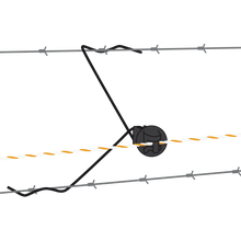 Abstand-Isolator für Stacheldrahtzäune schwarz 25 Stück