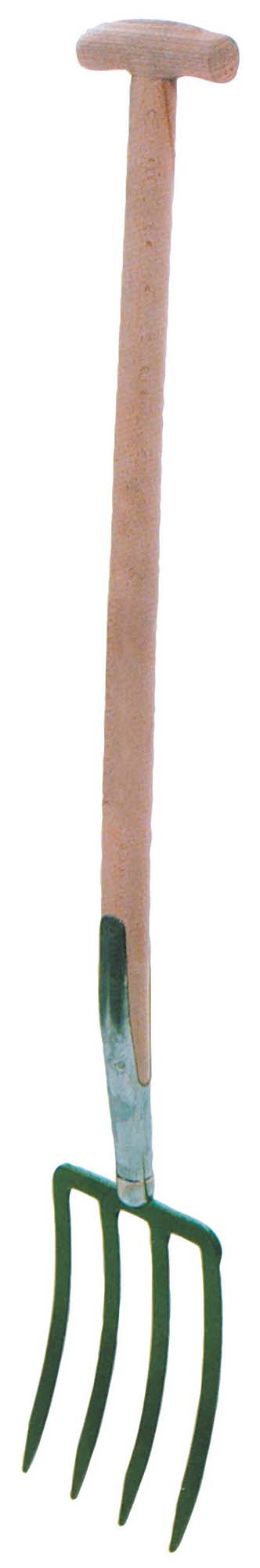 Spatengabel mit T-Stiel 4 Zinken