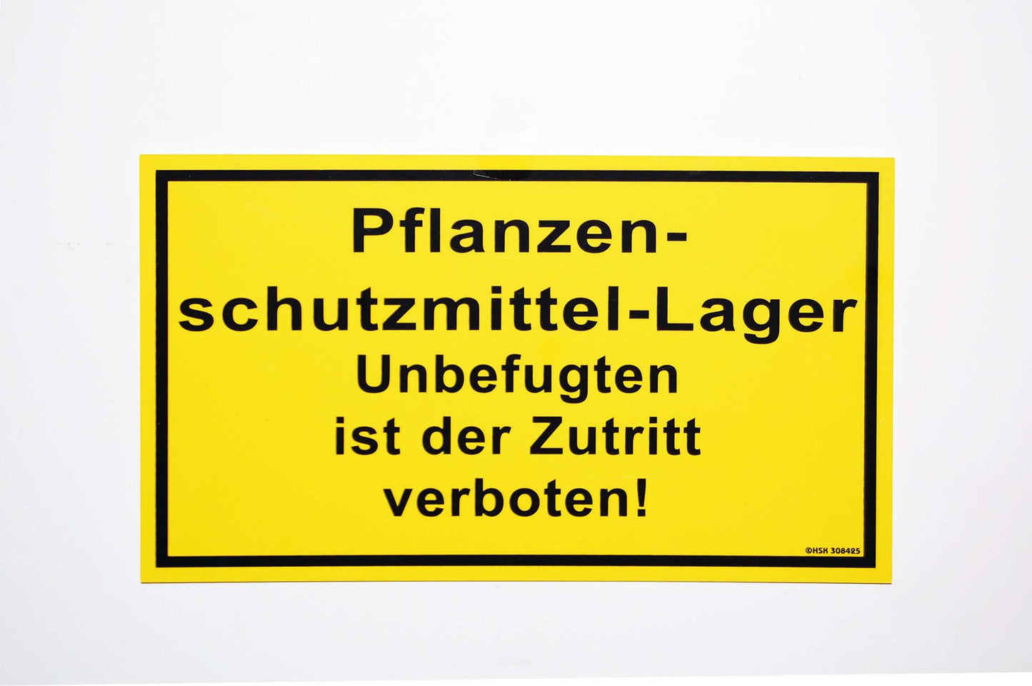 Verbotsschild "Pflanzenschutzmittel"