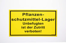 Verbotsschild "Pflanzenschutzmittel"