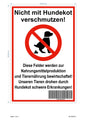 Warnschild "Hundekot"