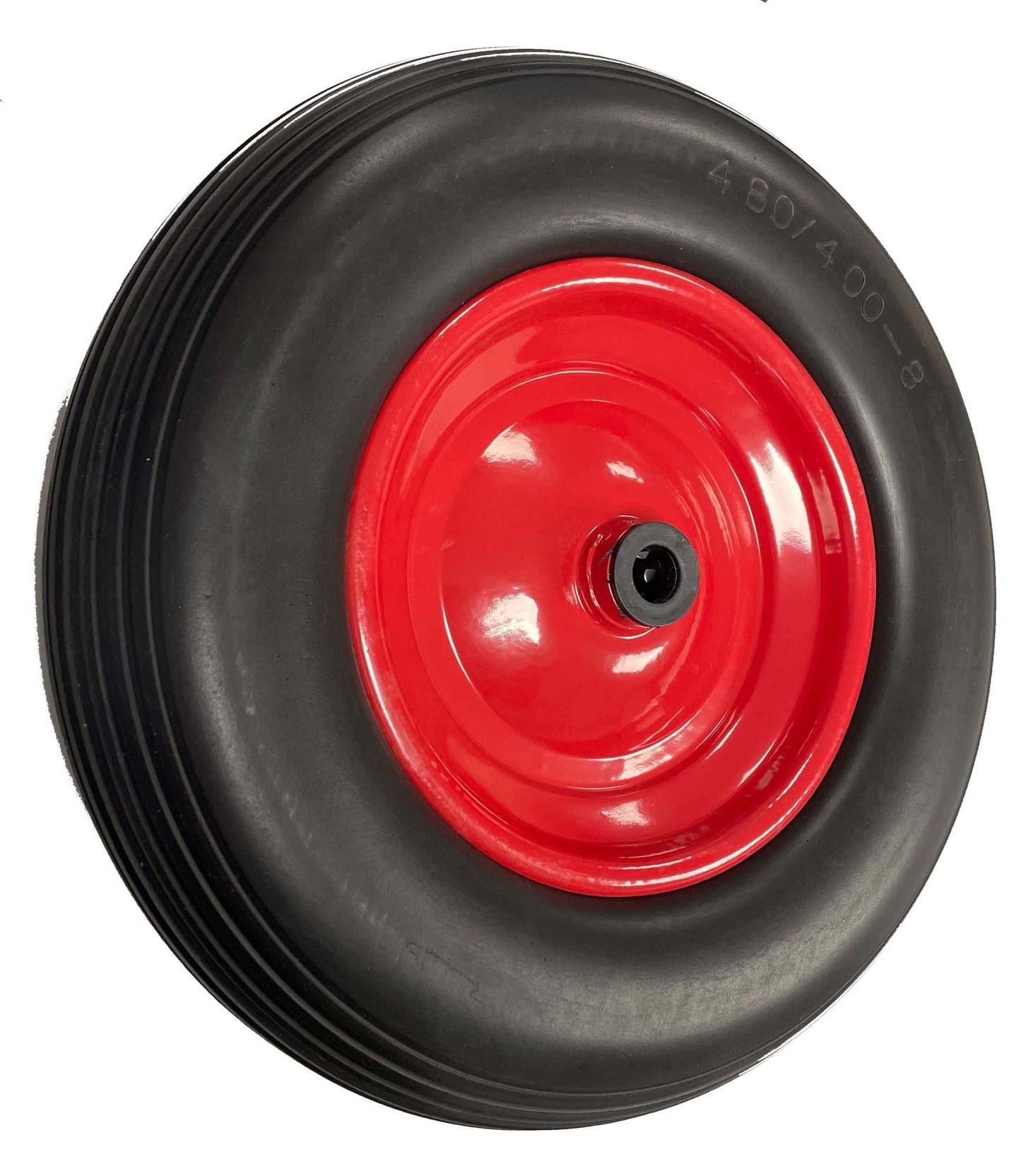 Pannensicheres Rad aus Polyurethan, schwarz, Achse 20mm
