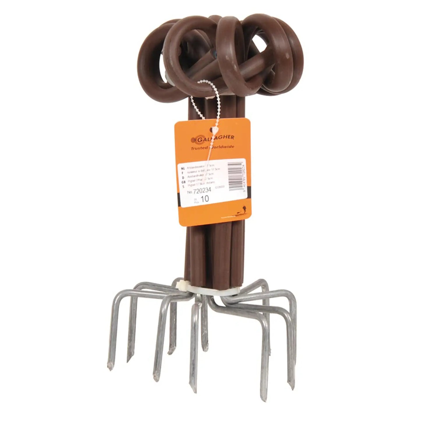 Abstand-Ösenisolator 17,5 cm 10 Stück