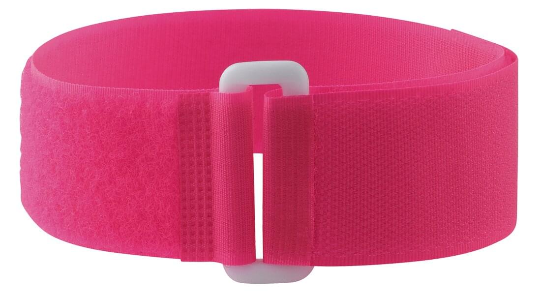 KAMER Fesselband mit Schlaufe (3,8 cm x 41 cm) | 5 Stück | neoenpink