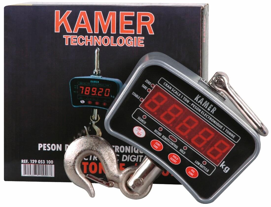 KAMER Digitale Waage mit LED Anzeige (1000 kg)