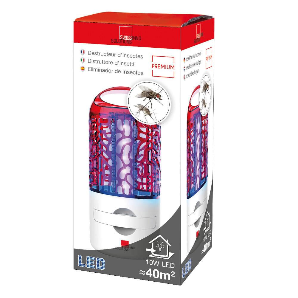 SWISSINNO Insektenvernichter LED Premium | 10 W | 4 qm