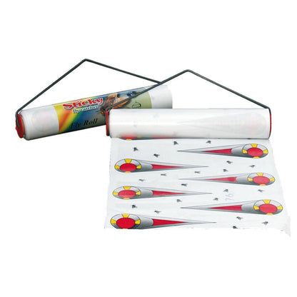 Sticky Stall-Fliegenrolle mit Metallhalterung (9 m)