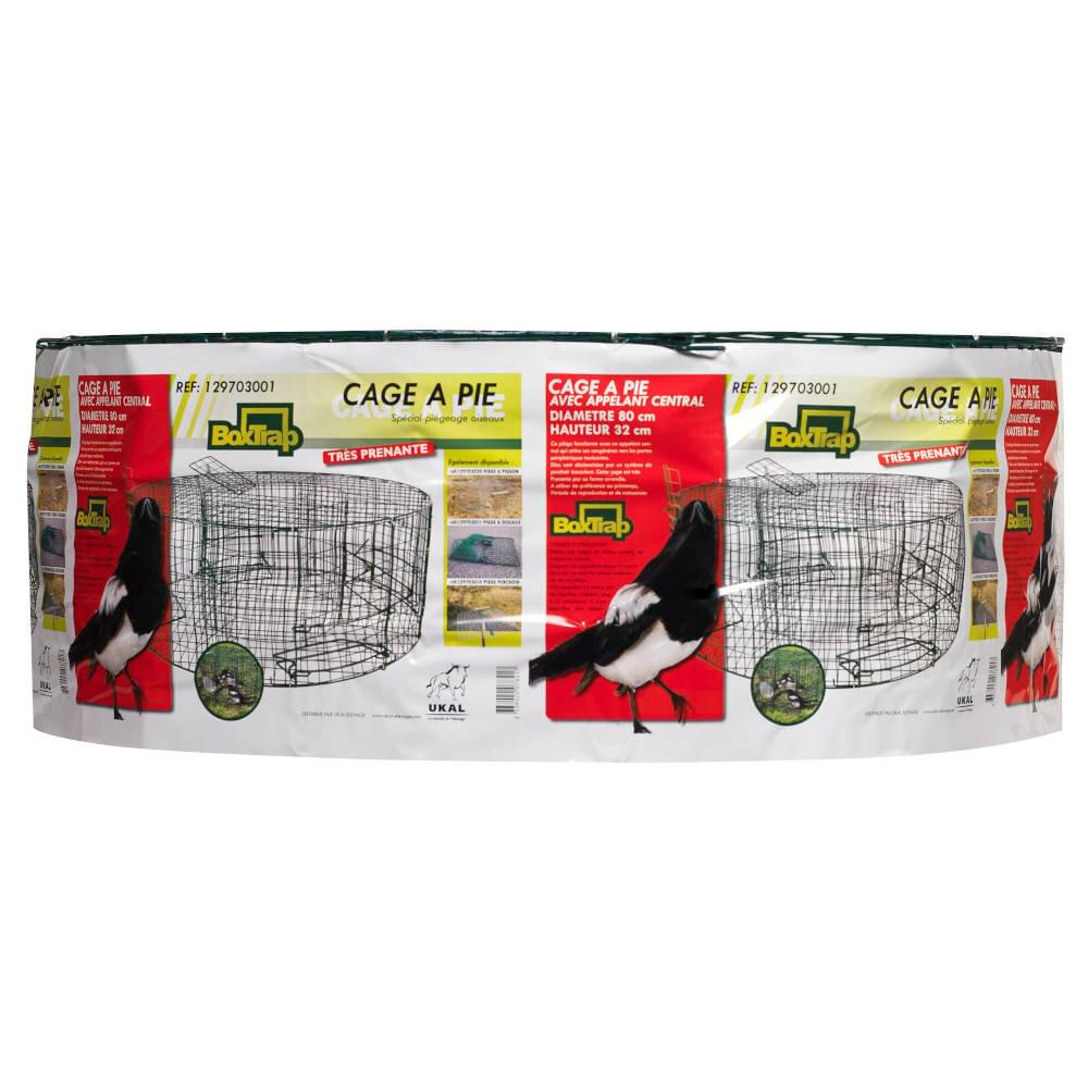 BoxTrap Lebendfalle für Elstern und Raben | 5 Türen (32 cm x 80 cm) | grün