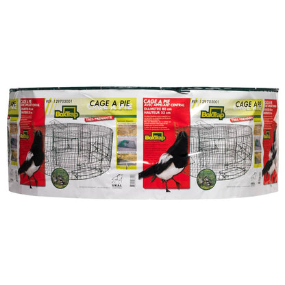 BoxTrap Lebendfalle für Elstern und Raben | 5 Türen (32 cm x 80 cm) | grün