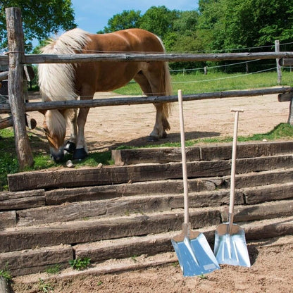 Aluminiumschaufel  (38 cm x 38 cm) | Größe 9 | inklusive Stiel