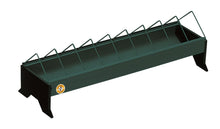 Futtertrog für Hühner | Kunststoff | grün (50 cm )