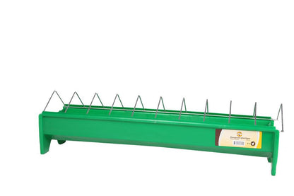 Futtertrog für Hühner | Kunststoff | grün (50 cm )