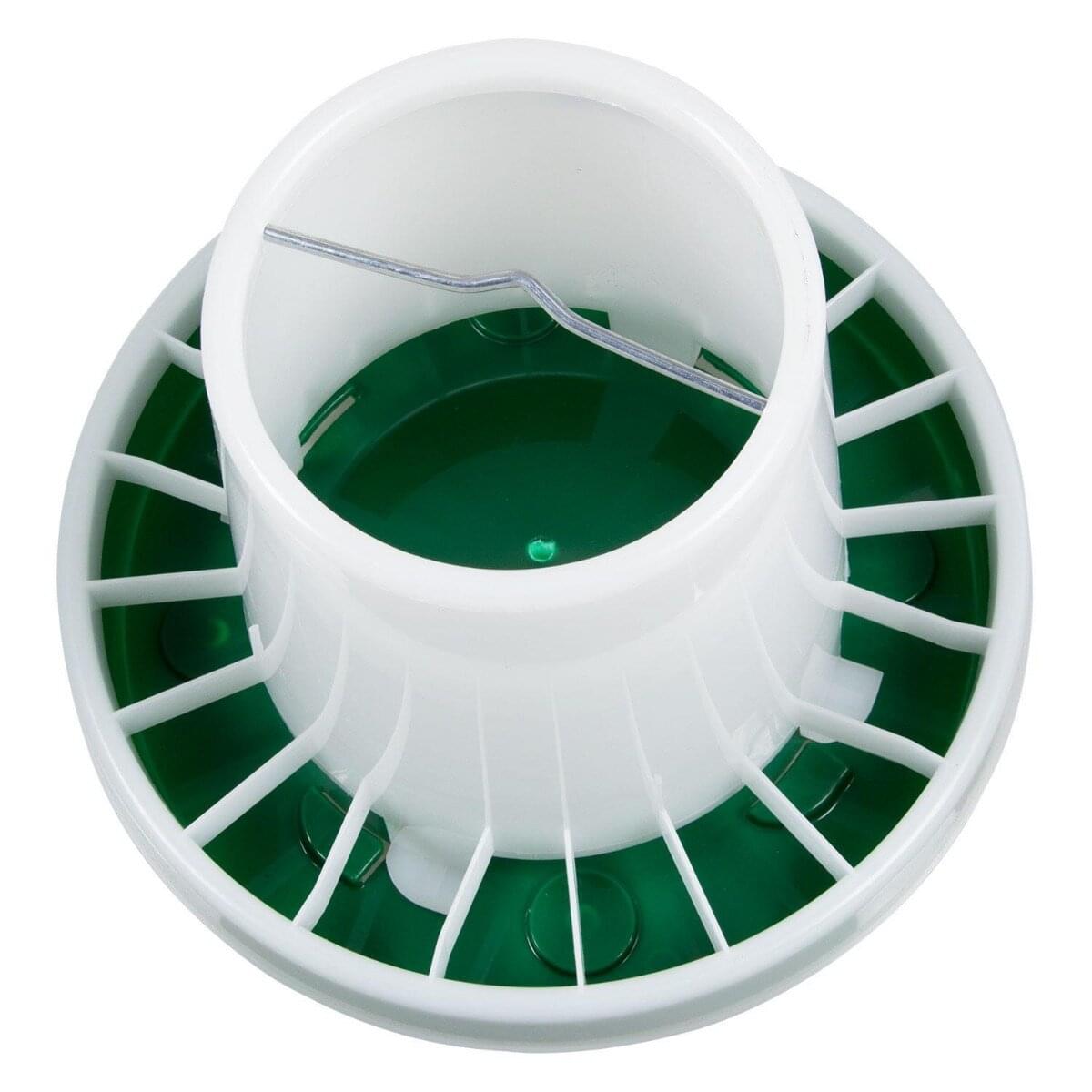 Kunststoff Geflügelfutterautomat ASCOT | grün | (2,5 kg)