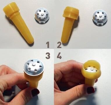 Tétiblue Aluminium-Ventil für Lämmersauger | 6 Stück