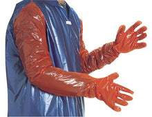 KAMER Einweghandschuhe (92 cm) | 100 Stück |orange