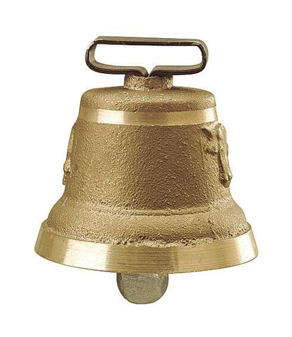 KAMER Messingglocke Alpenstil Nr. 6| ø 57 mm | Durchführung 30 mm