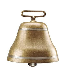 KAMER Stahlglocke rund | Bronzefarben | ø 125 mm | Riemenbreite 50 mm
