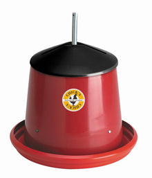 Kunststoff-Futterautomat für Geflügel