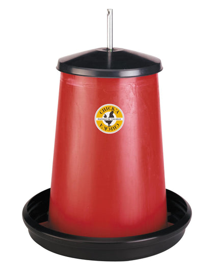 Kunststoff-Futterautomat für Geflügel