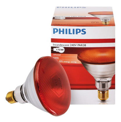 PHILIPS Infrarotlampe 175 W | rot