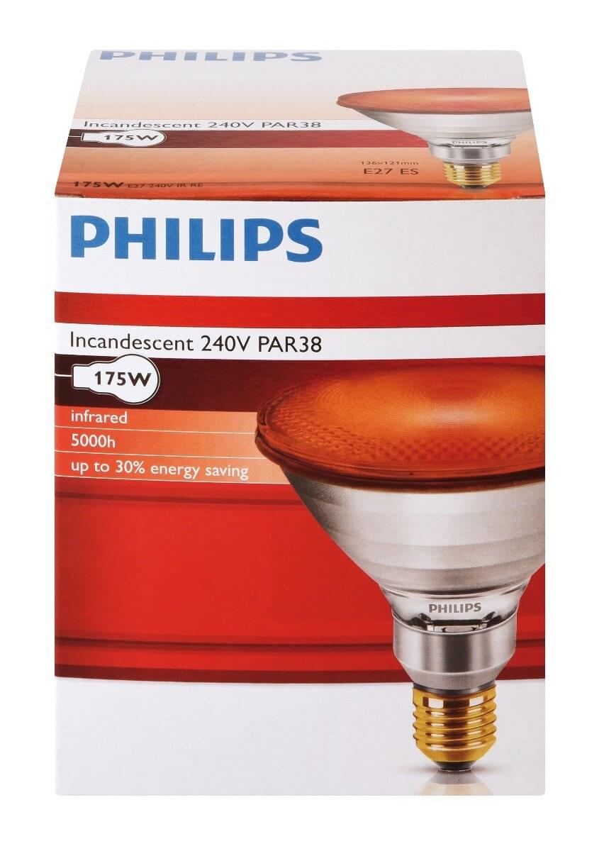 PHILIPS Infrarotlampe 175 W | rot