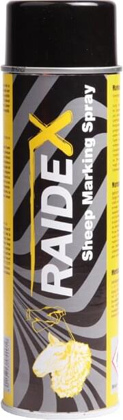 RAIDEX Viehzeichenspray für Schafe (500 ml) | gelb