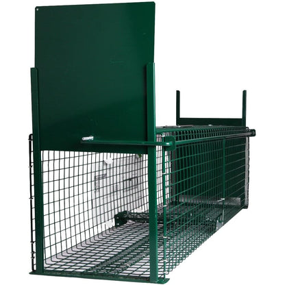 BoxTrap Lebendfalle mit zwei Eingängen (130 x 36 x 47cm)