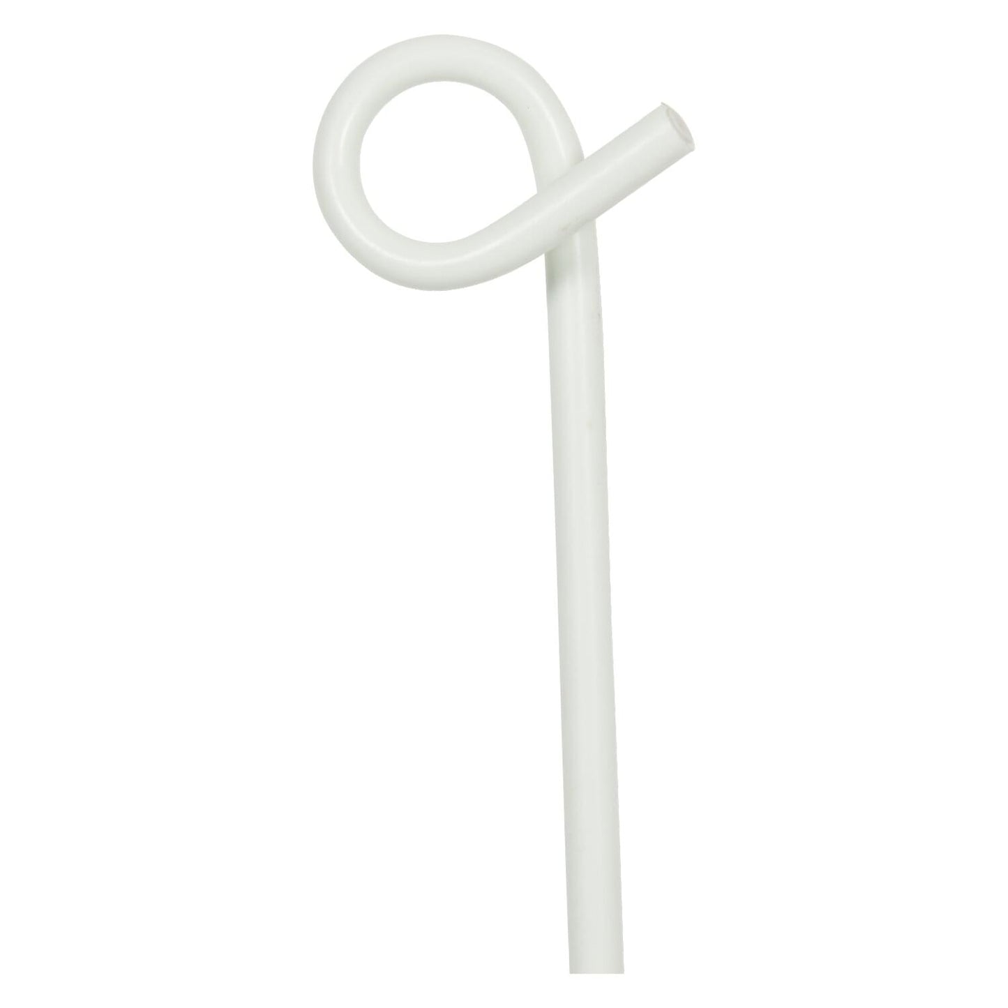 Stahlpfahl Pigtail I 105 cm I weiß I 30 Stück