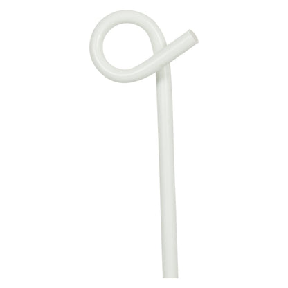 Stahlpfahl Pigtail I 105 cm I weiß I 30 Stück