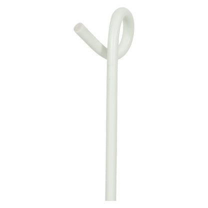 Stahlpfahl Pigtail I 105 cm I weiß I 30 Stück