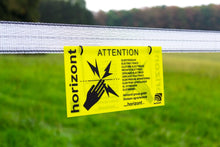 Warnschild Elektrozaun international | 4 Stück im Beutel | 20 x 10 cm