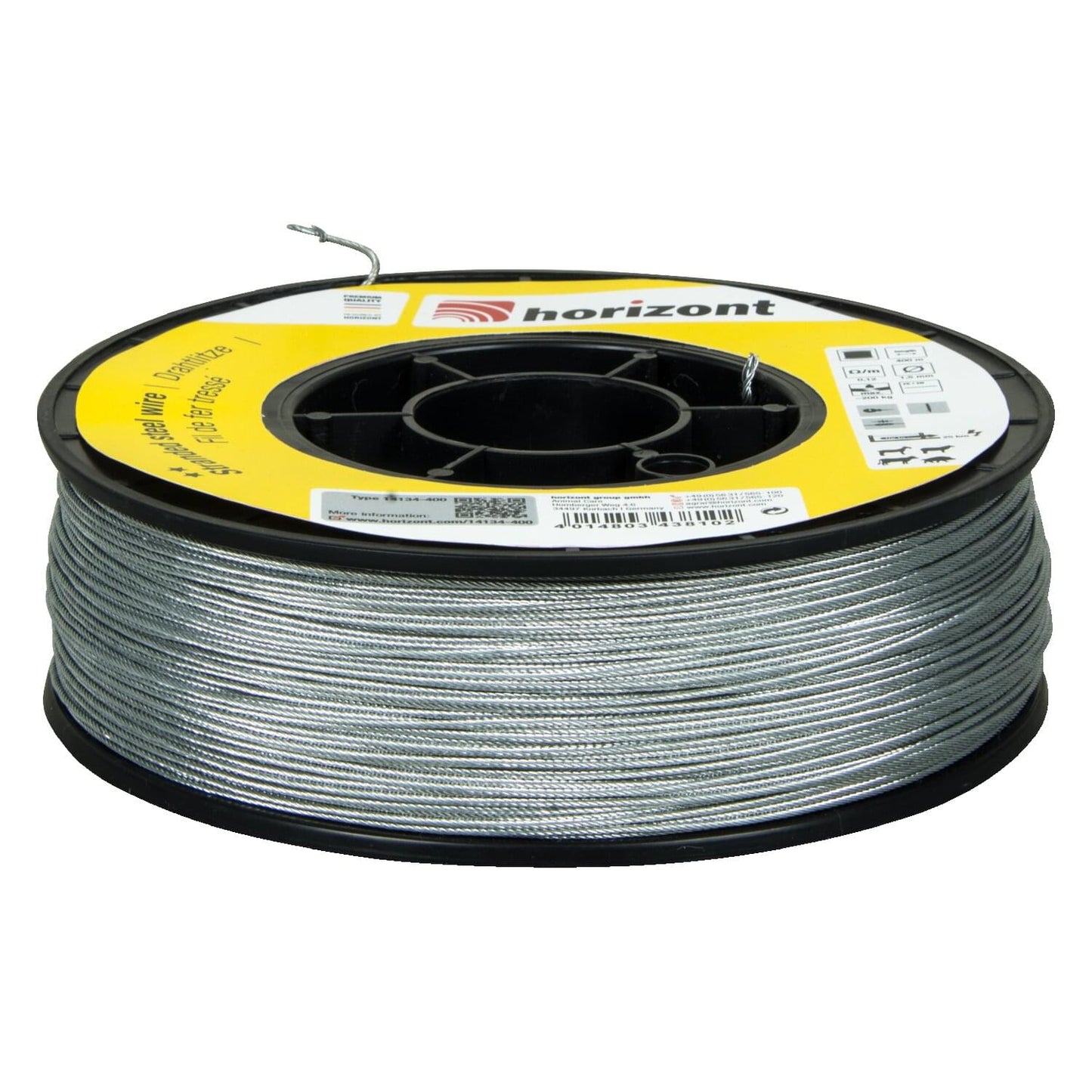 Weidezaundraht / Drahtlitze | 400 m | 7 Leiter Ø 1,5 mm