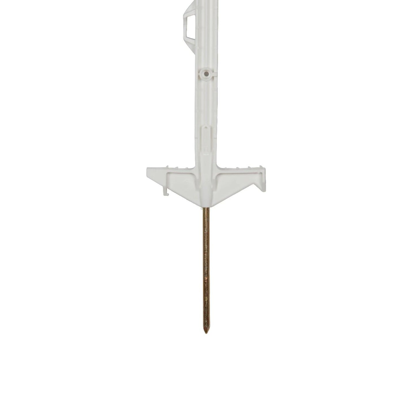 Kunststoffpfahl ranger® I 71 cm I weiß I 5 Stück | Doppeltritt