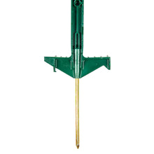 Kunststoffpfahl ranger® I 138 cm I grün I 5 Stück | Doppeltritt