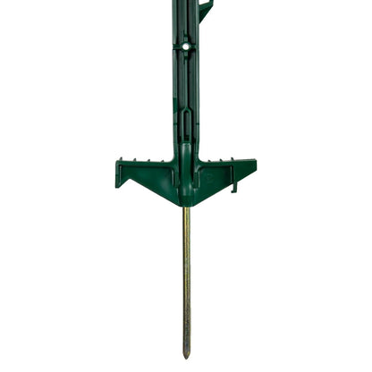 Kunststoffpfahl ranger® I 71 cm I grün I 5 Stück| Doppeltritt