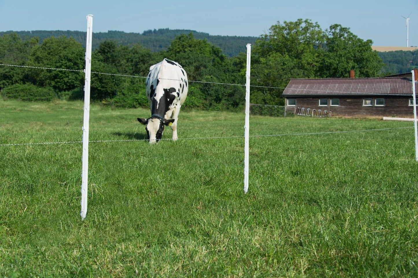 Kunststoffpfahl turbomax® smart post I 145 cm I weiß I 5 Stück | Einzeltritt