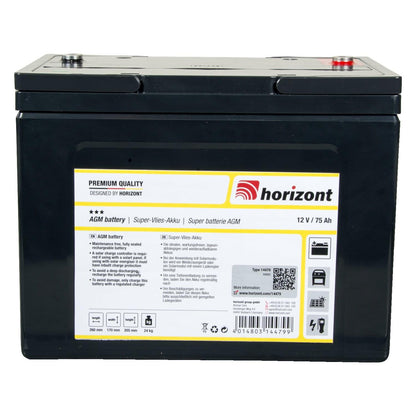 Blei-Gel-Akku 12 V / 75 Ah