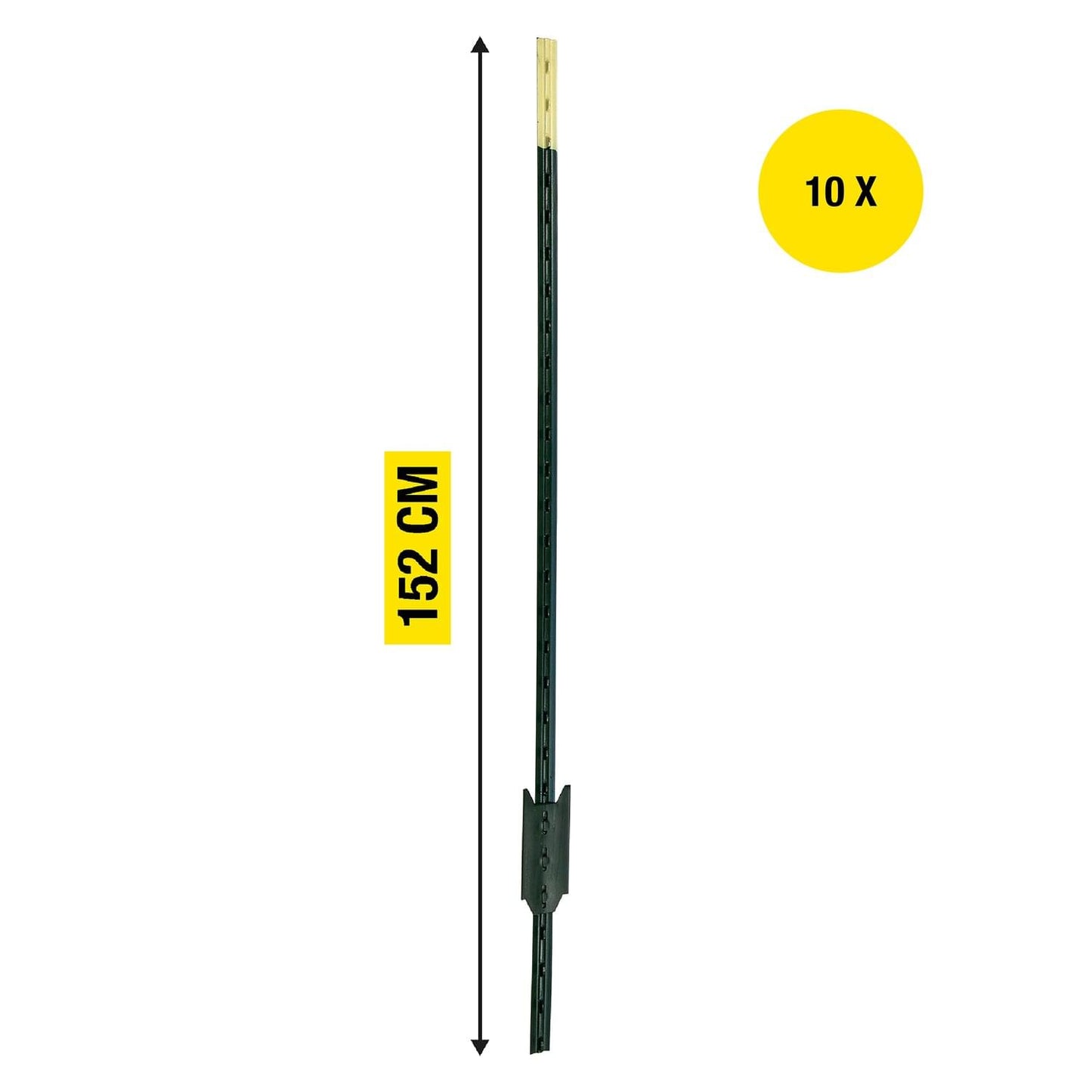 T Post ECO | Metallpfahl | 1,52 m |10 Stück