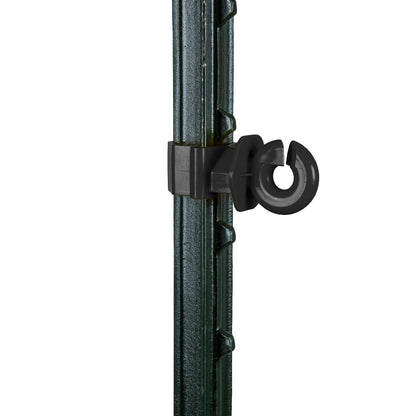 Ringisolator für T Posts | schwarz | 25 Stück im Beutel