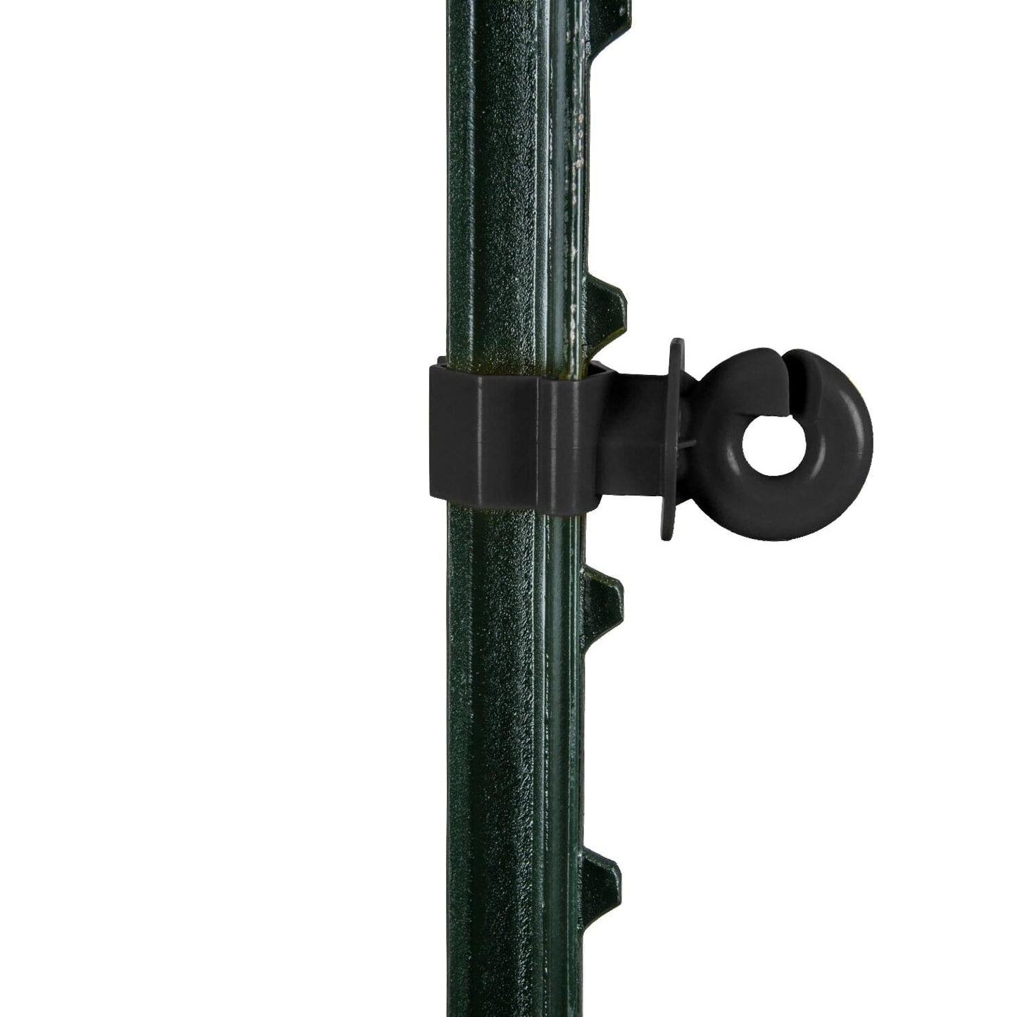 Ringisolator für T Posts | schwarz | 25 Stück im Beutel