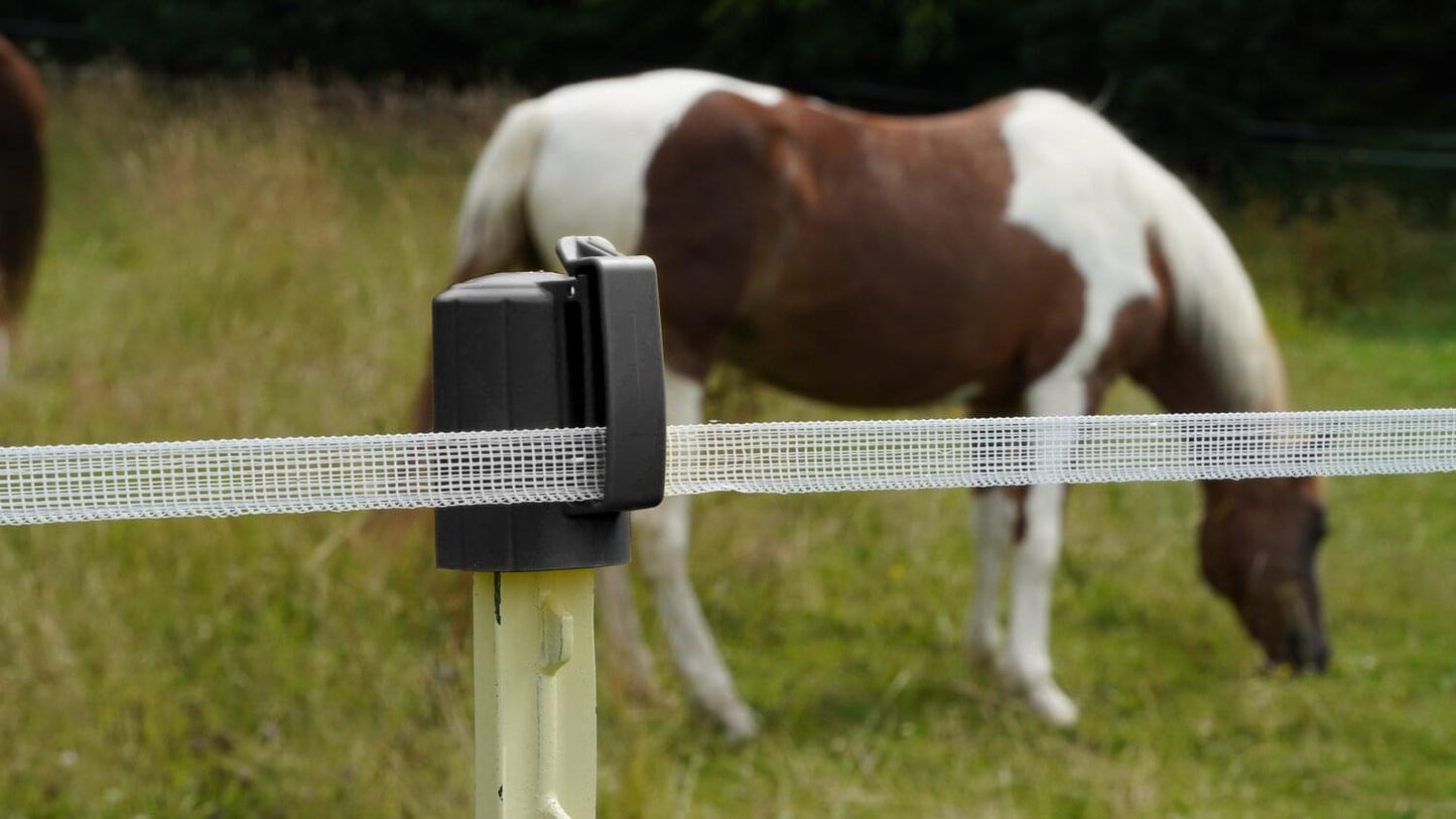Top- Isolator für T Posts | schwarz | 25 Stück im Beutel