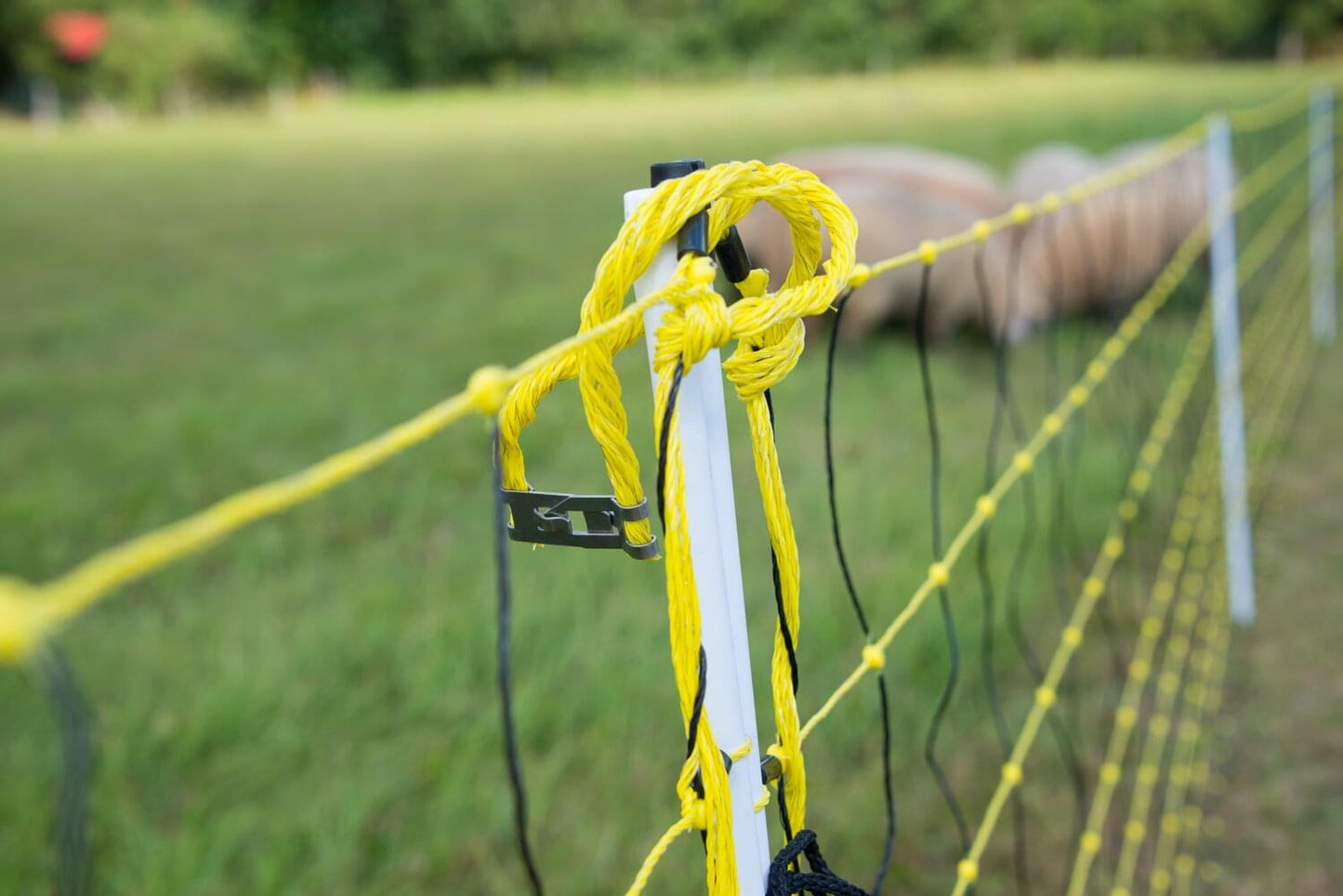 Schafnetz horinetz high energy | 90 cm hoch | 50 m lang | Doppelspitze | elektrifizierbar