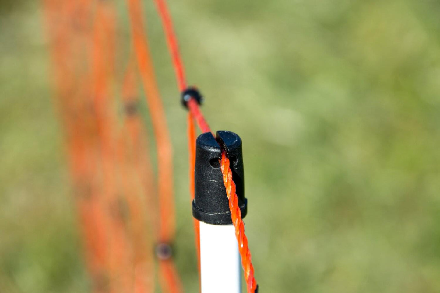 Schafnetz farmer®| PVC Pfähle| 90 cm hoch | 50 m lang | elektrifizierbar | Einzelspitze