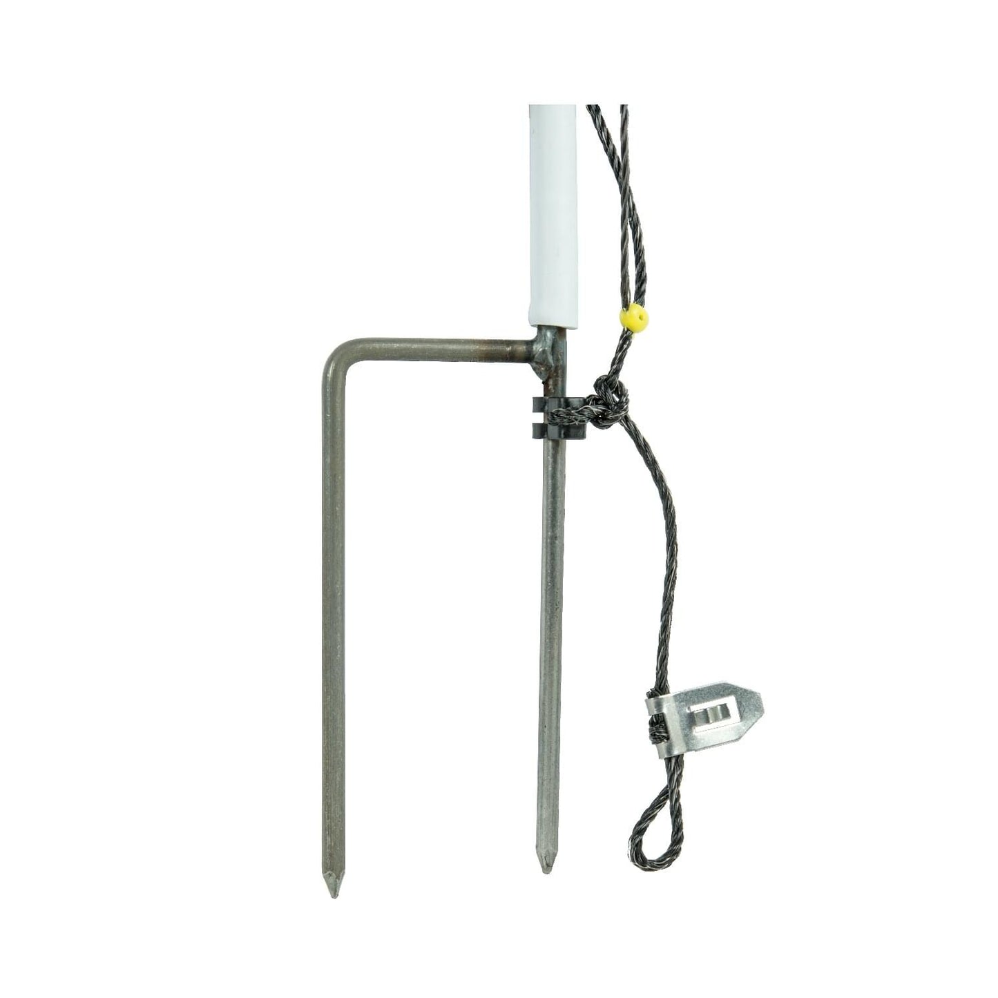 Schafnetz horinetz mit Erdungsleiter | 120 cm hoch | 50 m lang | Doppelspitze | elektrifizierbar