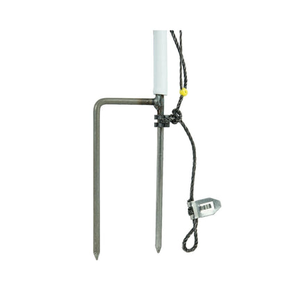 Schafnetz horinetz mit Erdungsleiter | 120 cm hoch | 50 m lang | Doppelspitze | elektrifizierbar